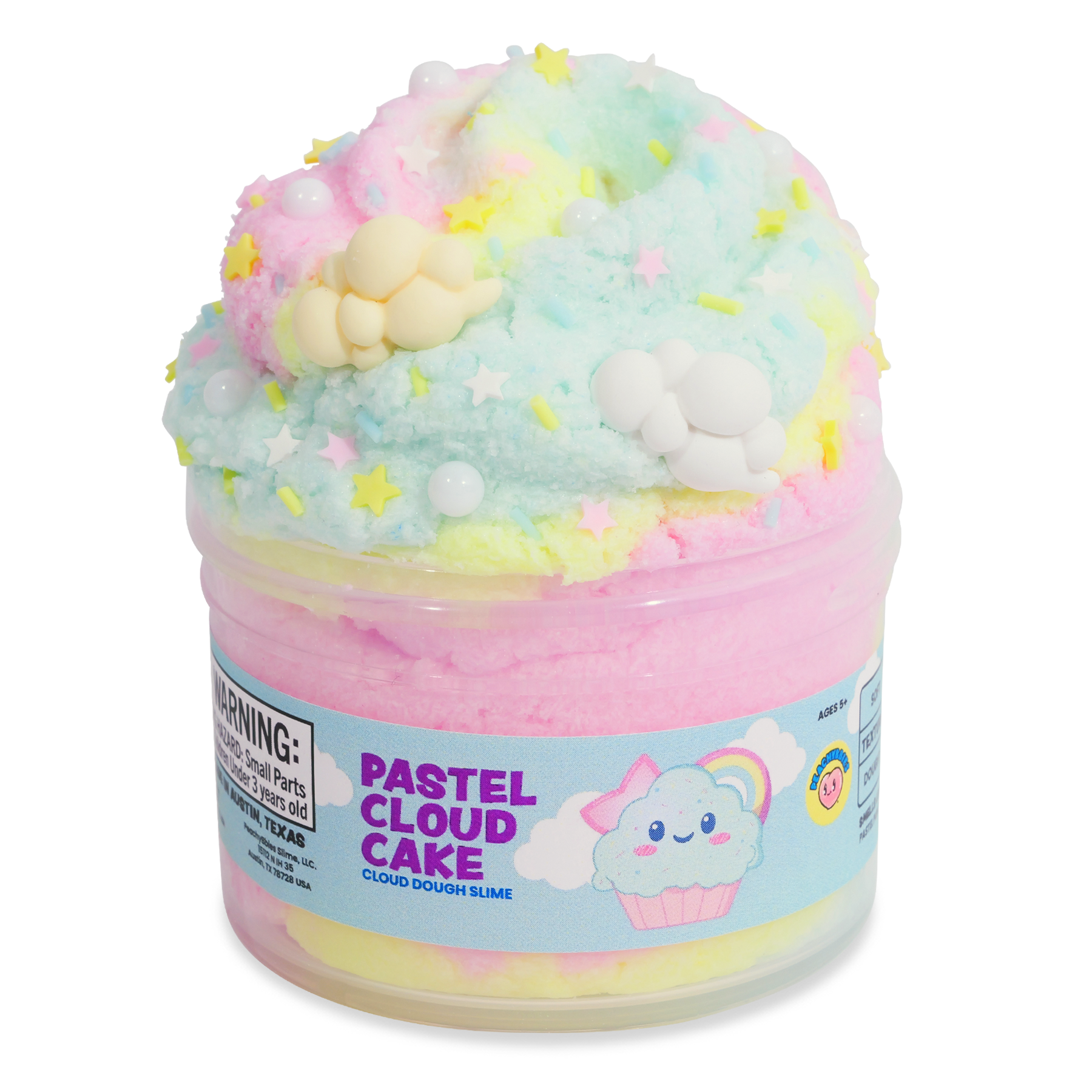 PeachyBbies Pastel Cloud Cake Slime