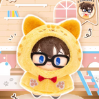 Detective Conan  Cat Cloak Series Plush Squeeze Badge Blind Box