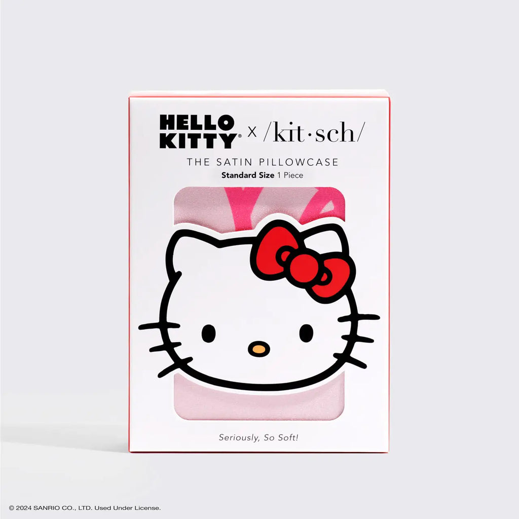 Hello Kitty X Pillowcase  Pink Kitty Faces
