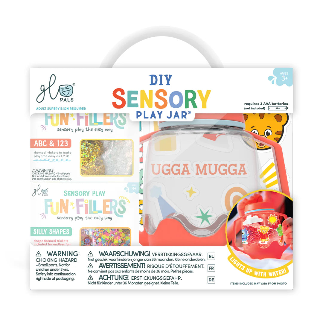 Glo Pals x Daniel Tiger DIY Sensory Play Jar Set