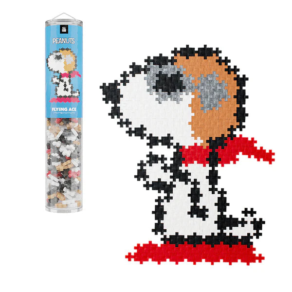 Flying Ace PlusPlus Peanuts Puzzle By Number Tubes