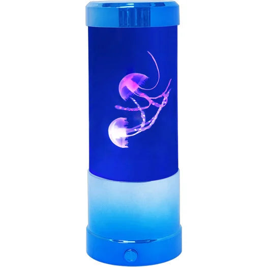 Mini Blue Jellyfish Lamp w LED lights