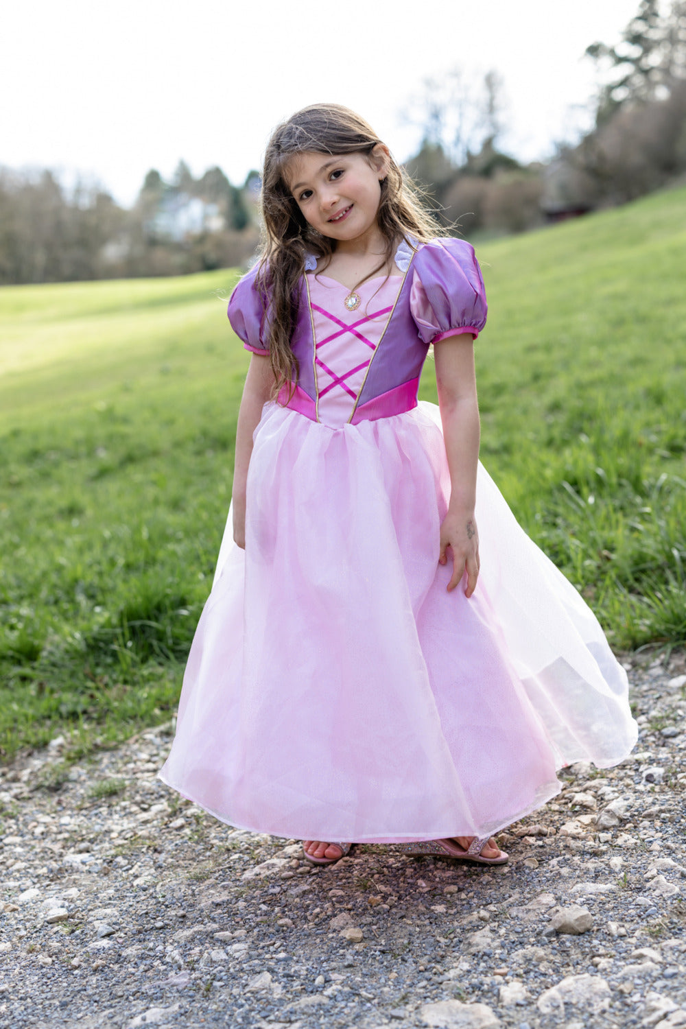 Once Upon A Princess Tower Dress (Size 2-3)