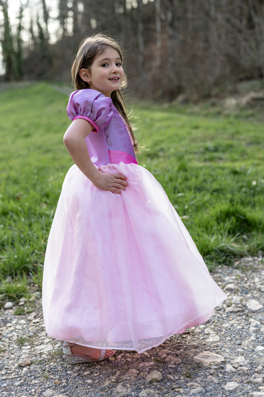 Once Upon A Princess Tower Dress (Size 2-3)