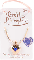 Birthstone Month Heart Locket (Assorted)