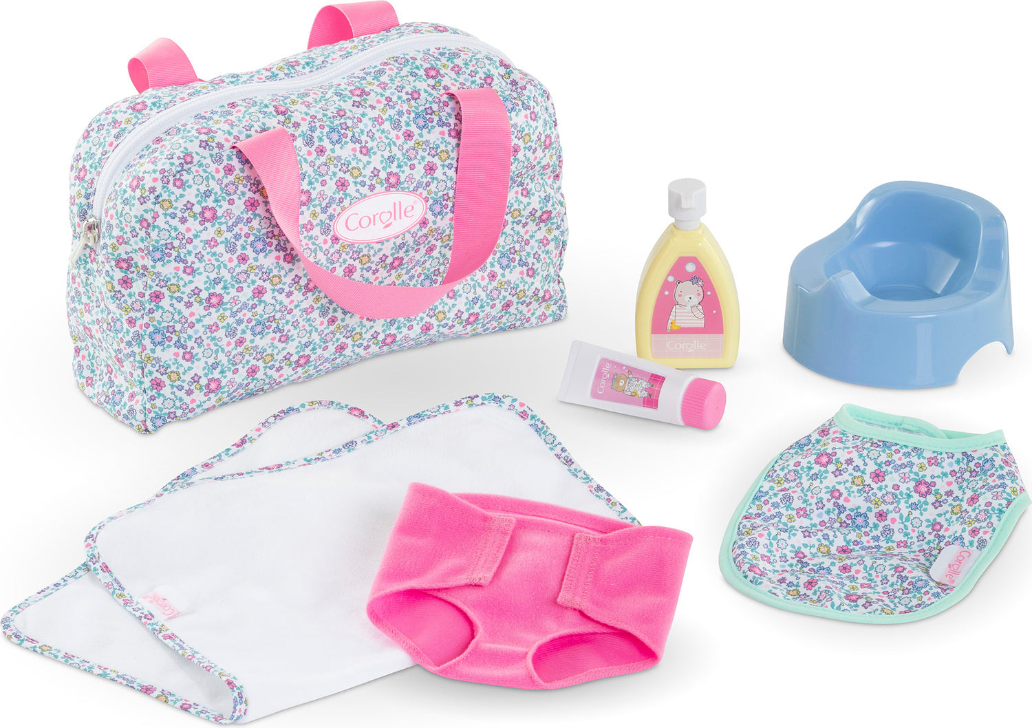 Floral Changing Accessories Set for 14" & 17" Dolls