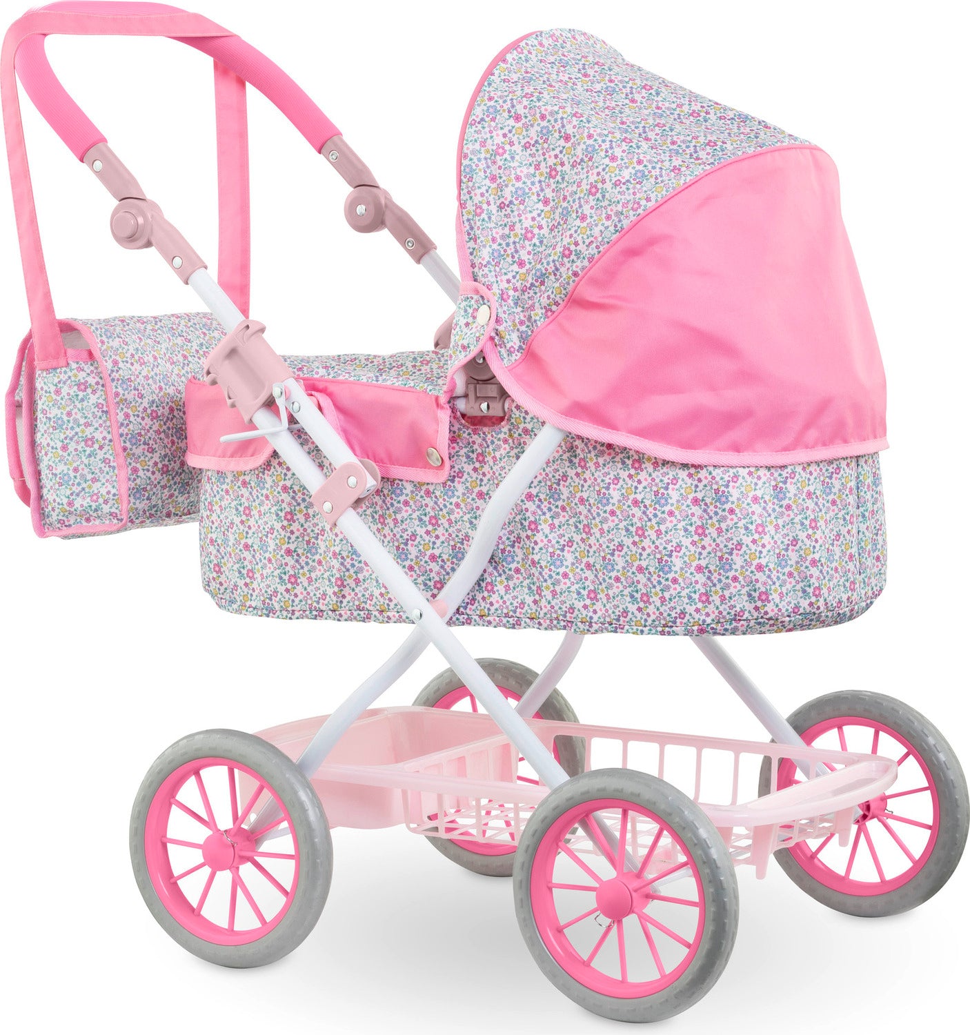 BB 14" & 17" & 20" Carriage - Bright Pink Floral