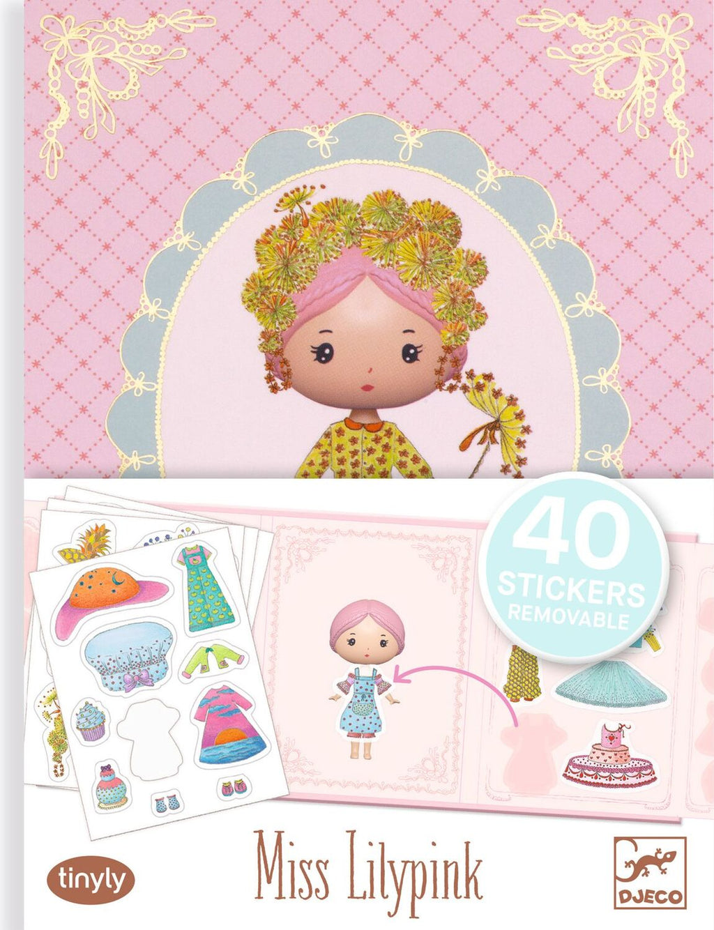 Tinyly Miss Lilypink Stickers