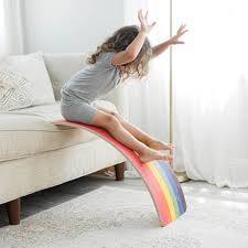 Bunny Hopkins Wobble Board Rainbow