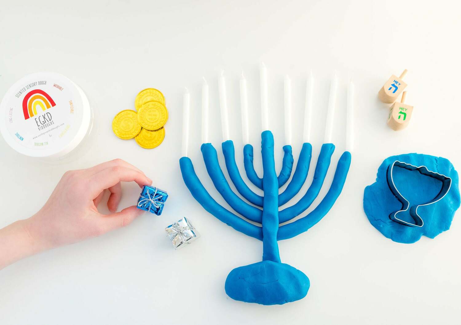 Hanukkah Sensory KidDough Play Kit