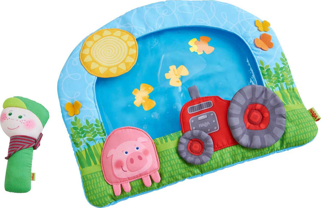 On the Farm Water Play Mat Tummy Time Activity