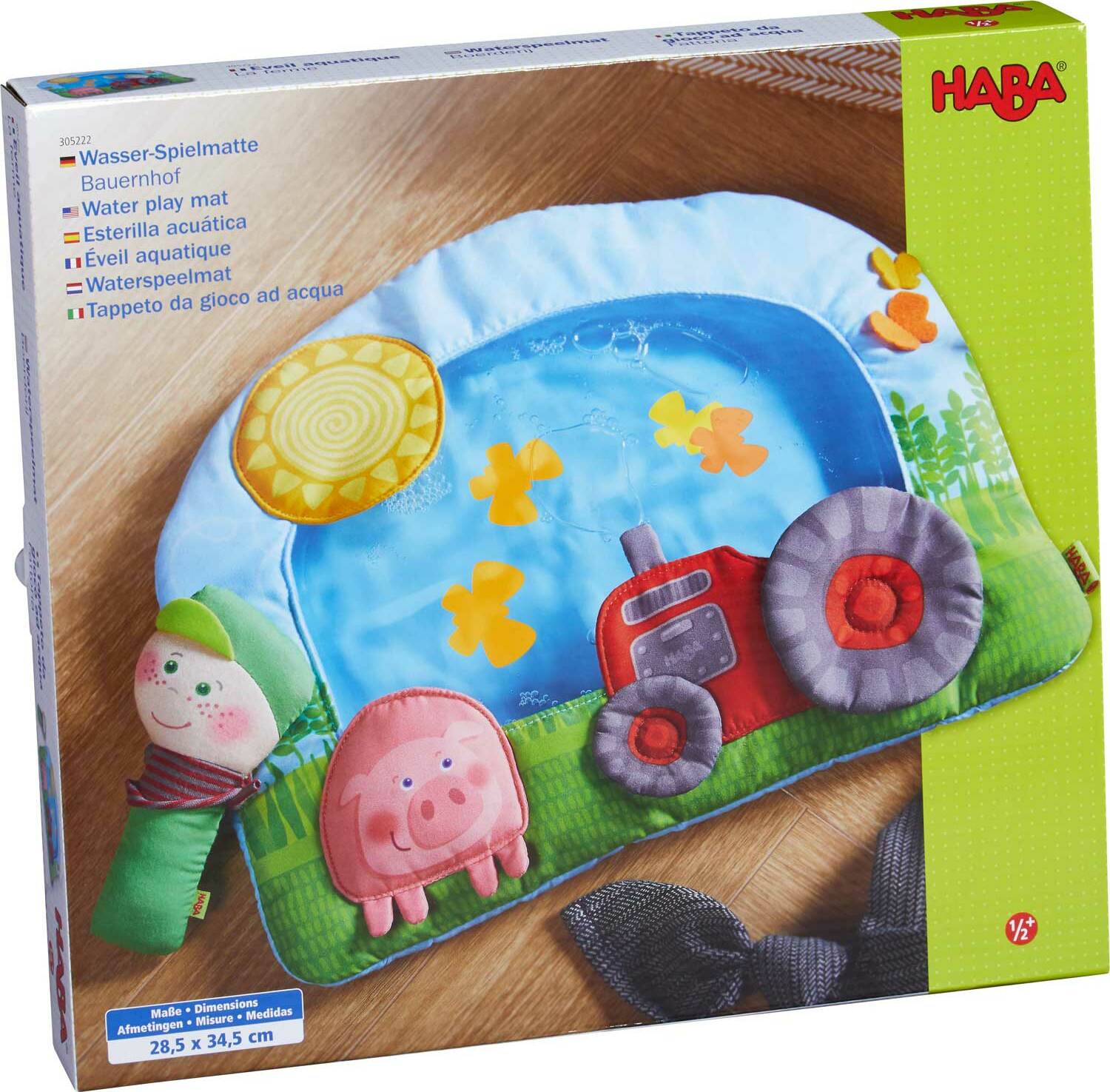 On the Farm Water Play Mat Tummy Time Activity