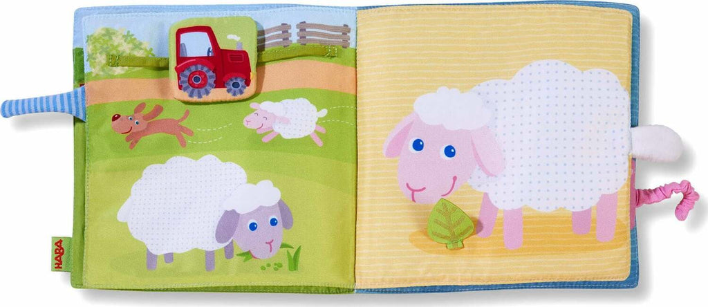 Down on the Farm Soft Book with Cow Puppet