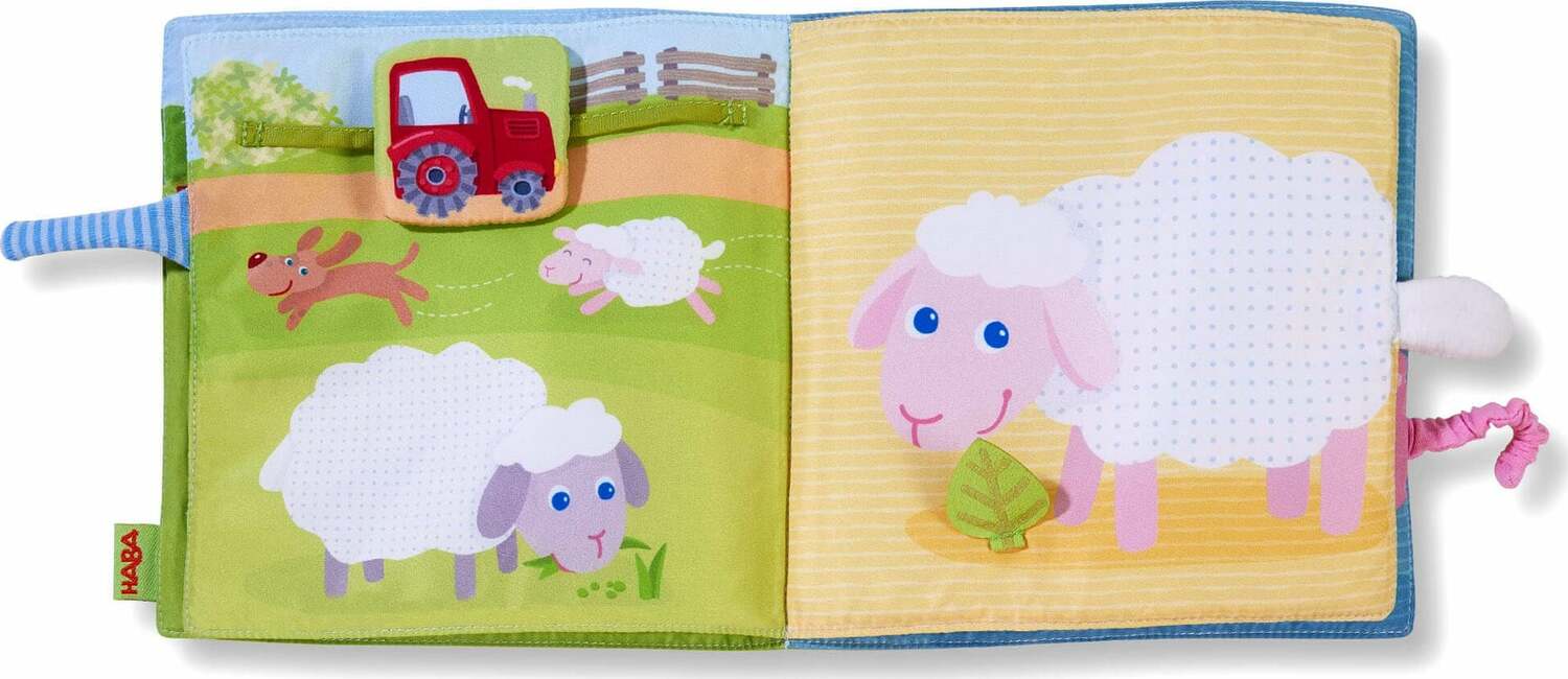 Down on the Farm Soft Book with Cow Puppet