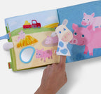 Down on the Farm Soft Book with Cow Puppet
