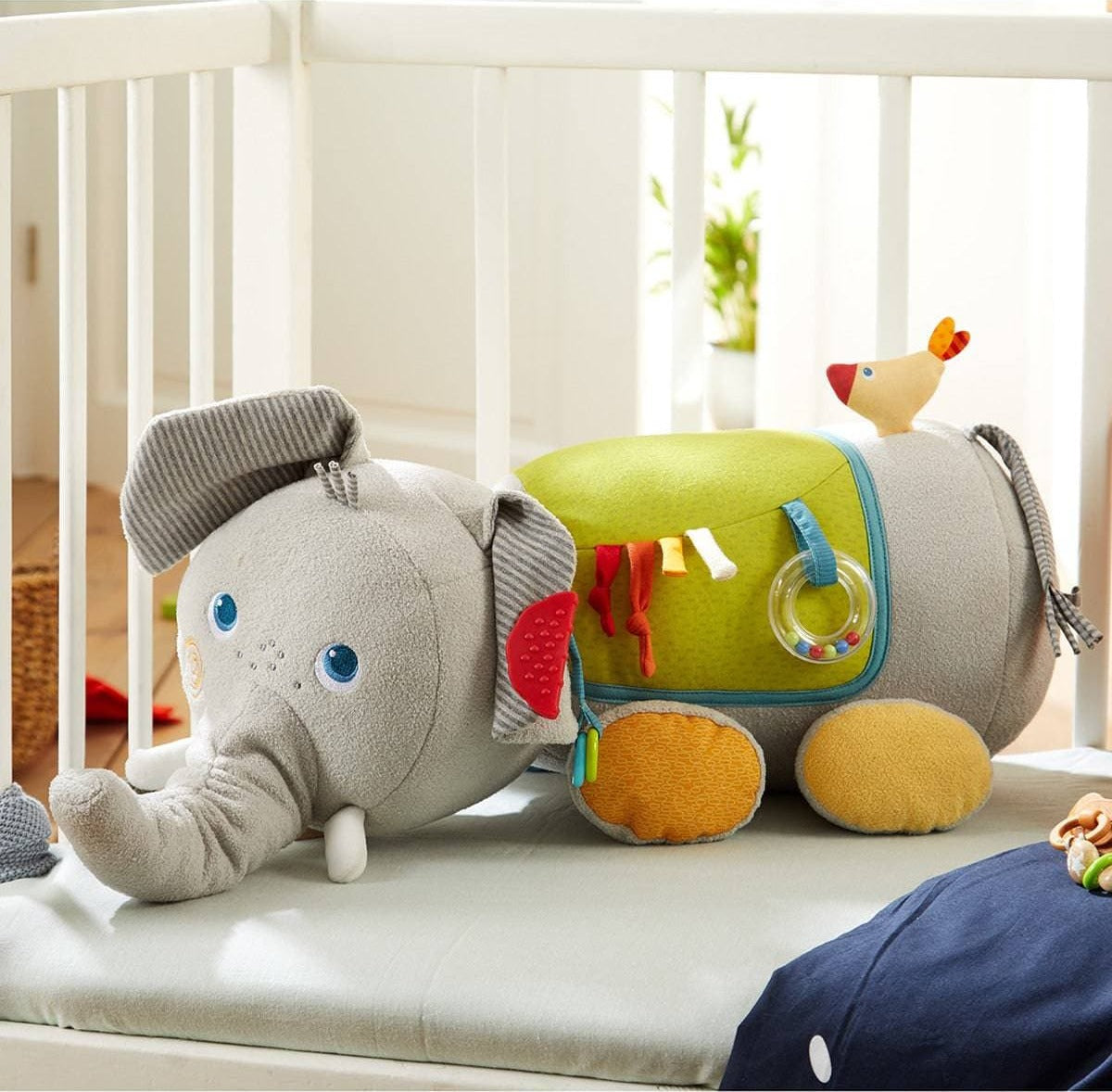 Elephant Discovery Pillow