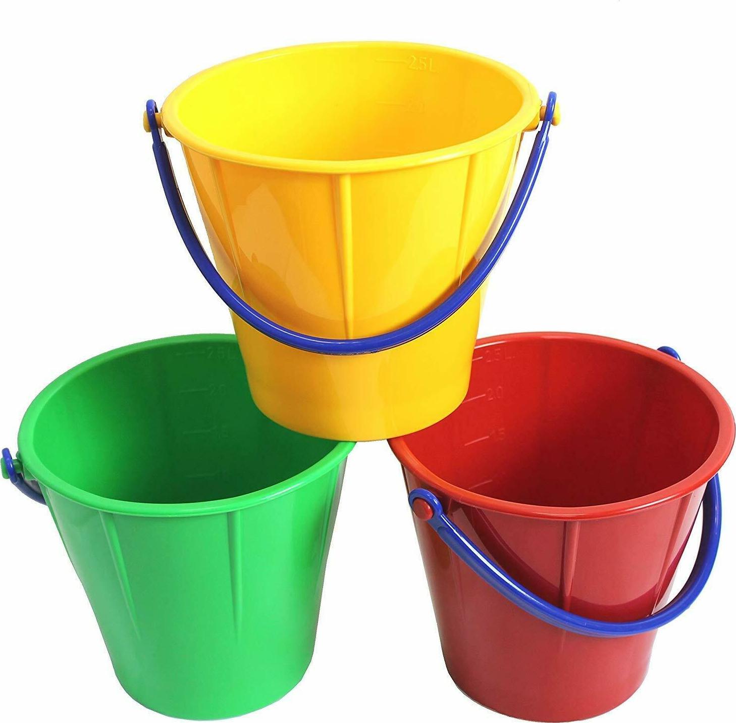 Large Sand Pail 2.5 L (Assorted Colors) – Be Beep a toy shop