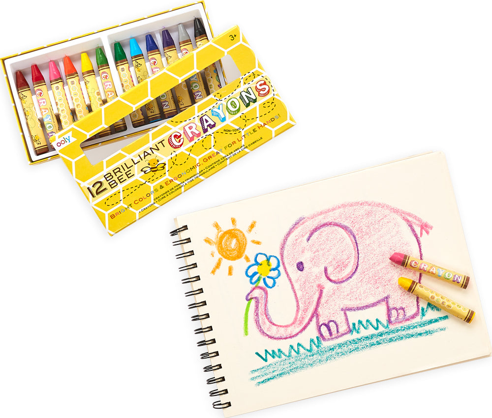 Brilliant Bee Crayons 12cnt
