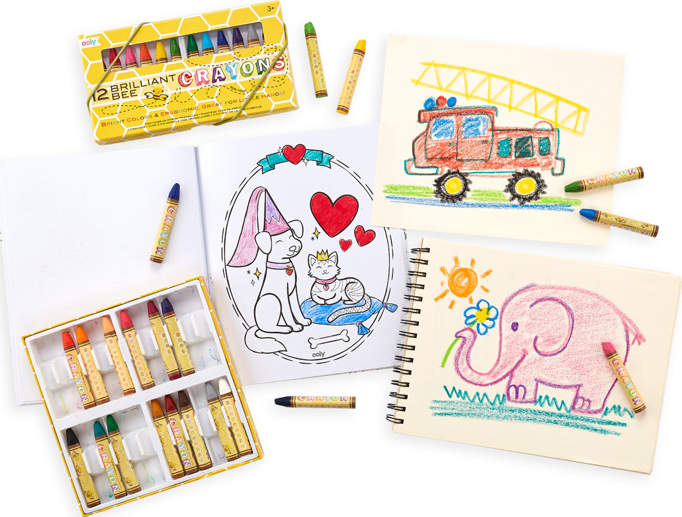 Brilliant Bee Crayons 12cnt
