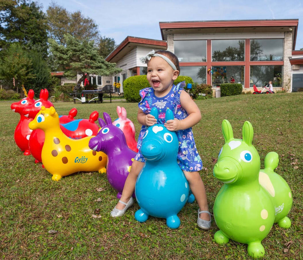 Rody Inflatable Bounce Horse (Lime Green)