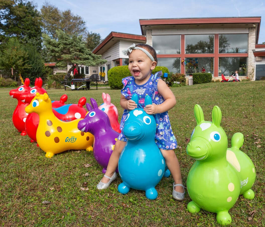 Rody Inflatable Bounce Horse (Lime Green)