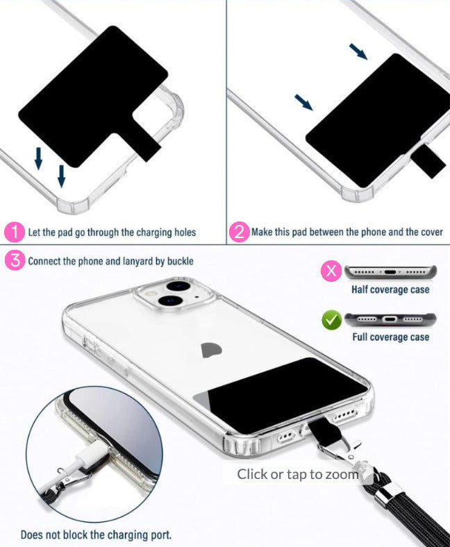 Pastel Phone Candy Lanyard (assorted)