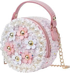 Flower Tweed Mini Purse (assorted)