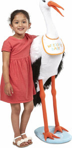 Lifelike Plush Stork