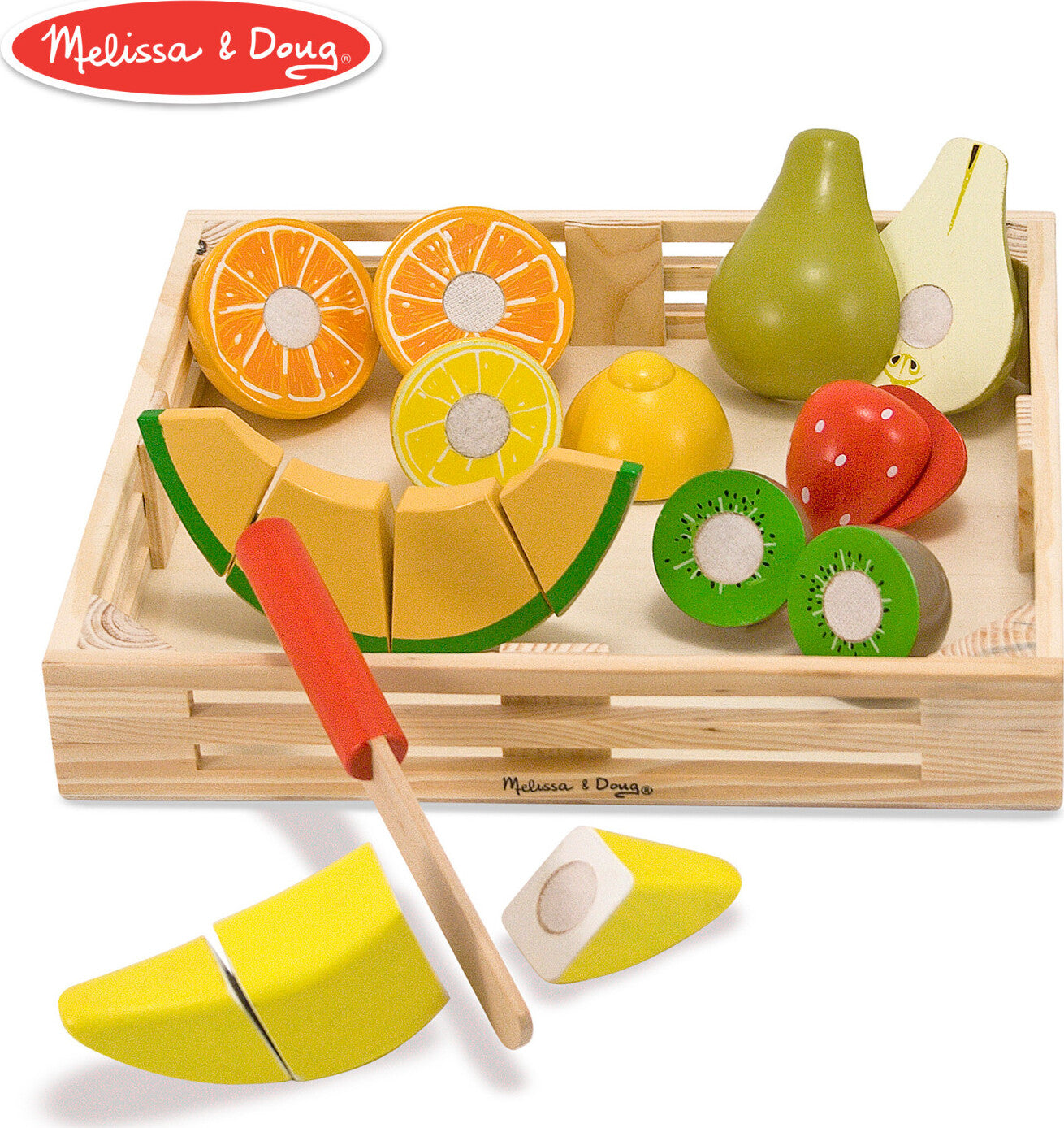 Cutting Fruit Set - Wooden Play Food