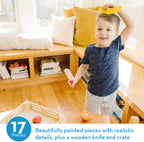 Cutting Fruit Set - Wooden Play Food