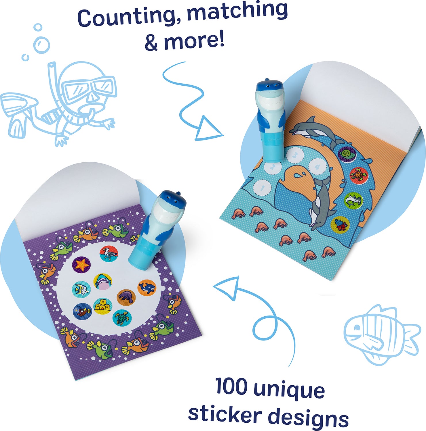 Sticker WOW! Activity Pad & Sticker Stamper - Shark