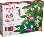 12 Days of Color Your Own Ornaments