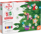 12 Days of Color Your Own Ornaments