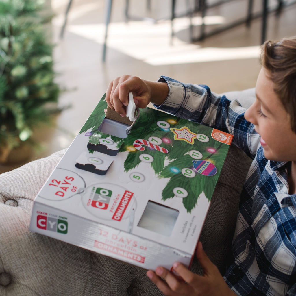 12 Days of Color Your Own Ornaments