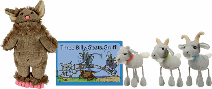 Traditional Story Sets - Boxed - Three Billy Goats Gruff & Troll Set