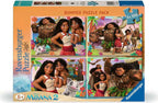 Disney Moana Bumper Pack  4x100pc Puzzles