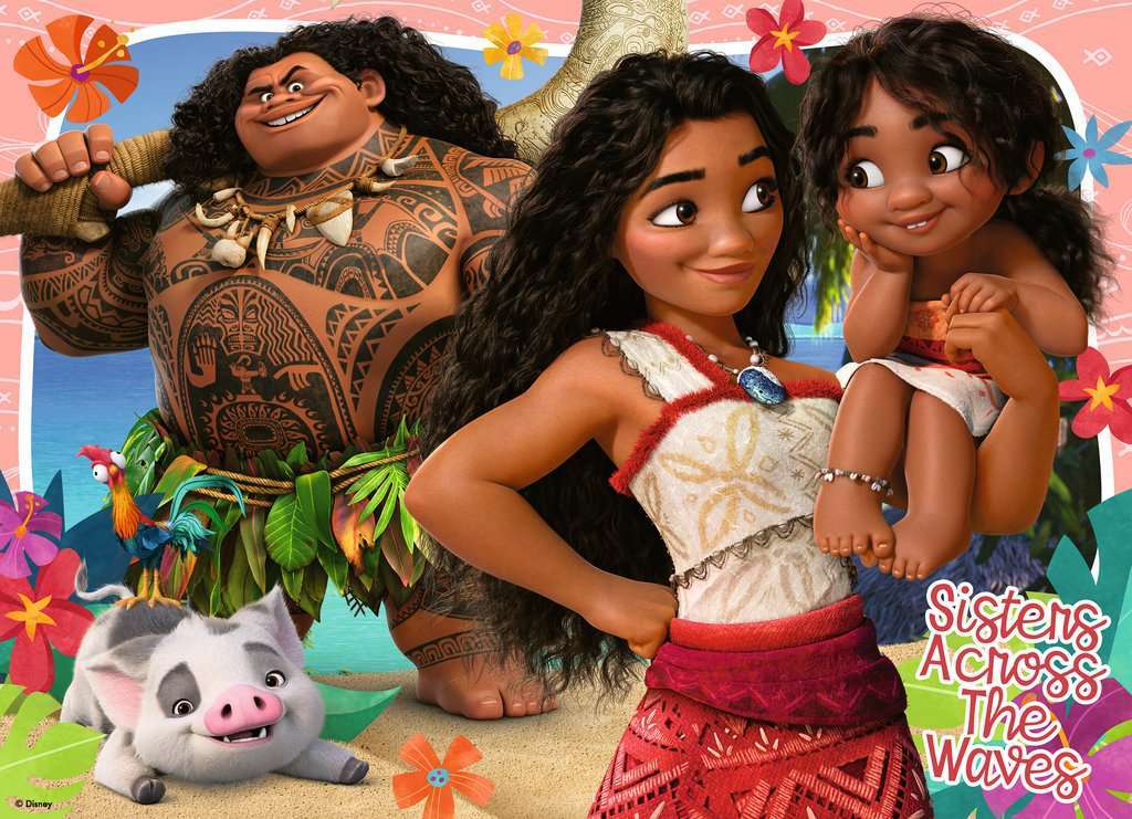 Disney Moana Bumper Pack  4x100pc Puzzles
