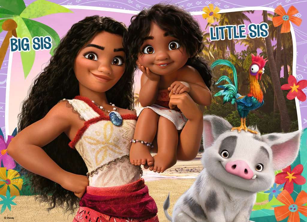 Disney Moana Bumper Pack  4x100pc Puzzles