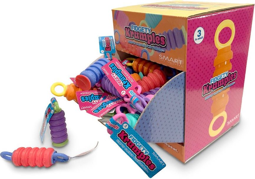 Krumples Fidget – Silicone Sensory Toy (Assorted Colors)