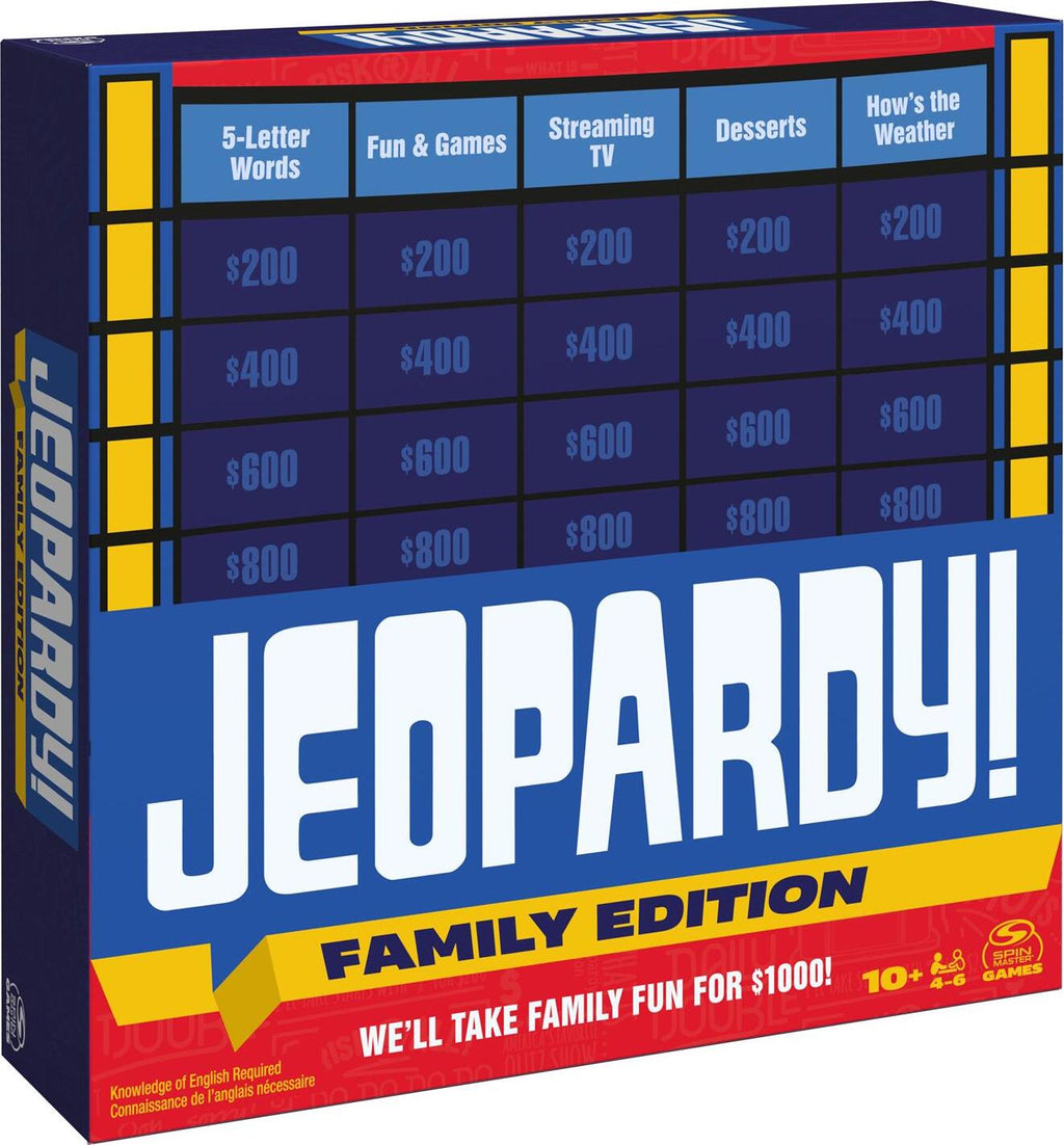 Jeopardy Board Game