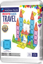 Magna-Tiles microMags Travel Deluxe 55 Piece Set