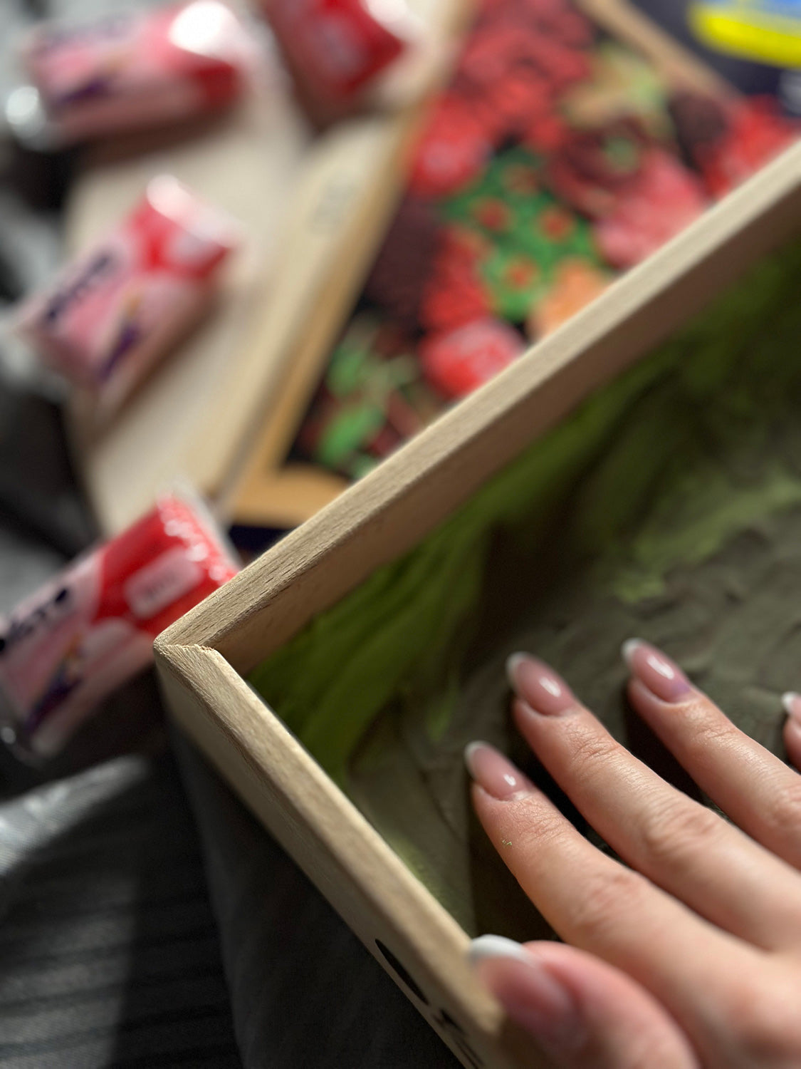 OKTO Sensory Art Wood & Craft Succulents Passion