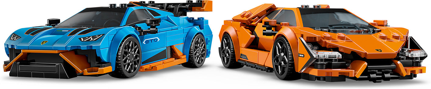 LEGO SPEED CHAMPIONS Lamborghini Revuelto & Lamborghini Huracán STO