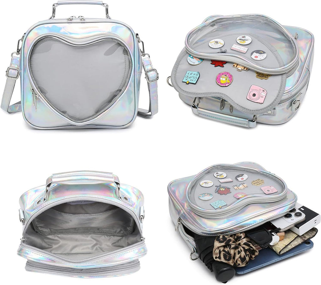 Clear Heart Laser Bag