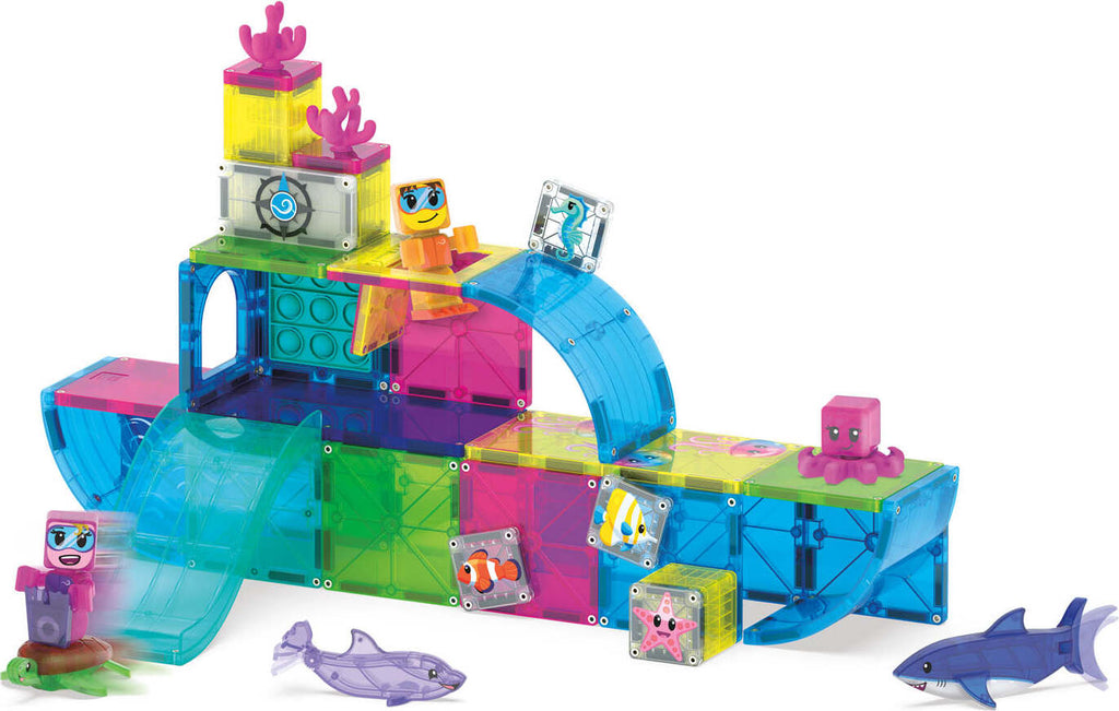 MAGNA-TILES Undersea Adventure 58-Piece Set