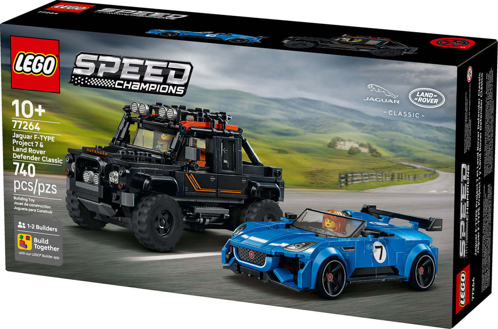 SPEED CHAMPIONS Jaguar F-TYPE Project 7 & Land Rover Defender Classic