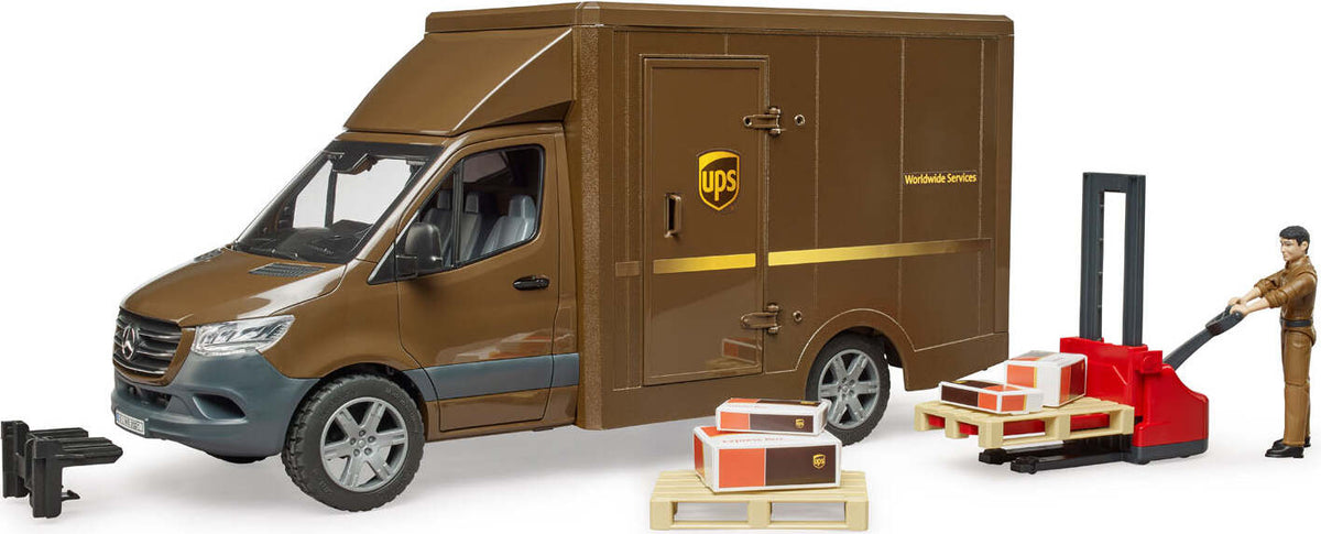 Bruder Mercedes-Benz Sprinter UPS Truck with Driver
