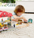Portable Train Station Set