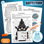 The Original Yes and Know Invisible Ink Trivia Game Books: Battleship