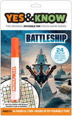 The Original Yes and Know Invisible Ink Trivia Game Books: Battleship